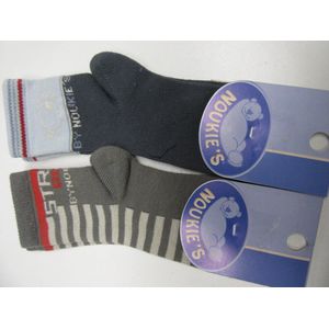 2pack sokken , noukie's , 6jaar 27 , nouky blauw  en street boy 's