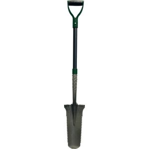 De Wortelkiller, Tuinspade met zaagtanden – Groen – Tuinschep met vlijmscherpe messen - Tuingereedschap, Tuinschop, Bats, Spade, Schep, Schop – Root Killer, schep met zaagrand voor wortels