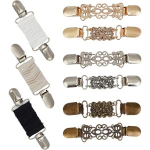 EGoods - Set van 9 elegante vestclips in retro stijl voor truien, jurken en vesten