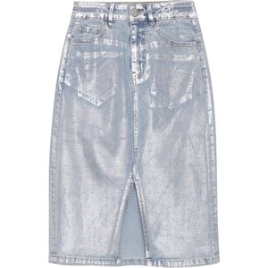 Indian Blue Jeans Zomer jeans rok meisjes - zilver - lang
