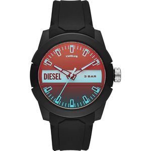 Diesel Double Up DZ1982 Herenhorloge 43 mm - Zwart