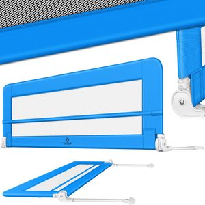 KESSER® bedhekje - Kinderbedhek - Bedhek - Babybedhek Valbeveiligingsbed voor Bed & boxspring - 100 cm, Blauw