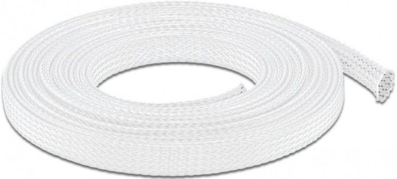 Delock - Gevlochten Huls - Kabelbescherming - Zwart - Rekbaar - Hittebestendig