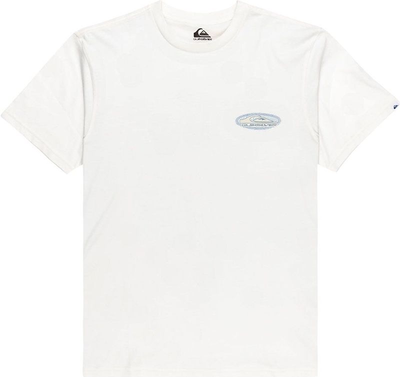 Quiksilver Evo Border Lines T-shirt Met Korte Mouwen Wit L Man