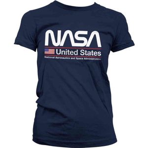 NASA Dames Tshirt -2XL- United States Blauw