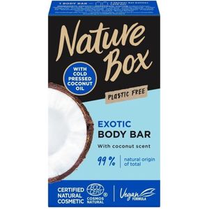 Nature Box - Body Bar - Kokosnoot - Vegan Ingrediënten - 100 g - 1 stuk
