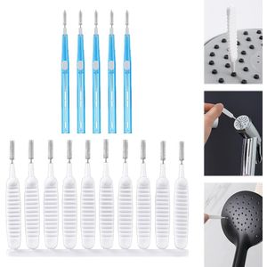 Shower Brush, Cleaning Brush, Shower Brush, Bathroom Cleaner, Pack of 15 for Shower Head, Anti-Clogging Brush Hole for Bath Tools, Keyboard