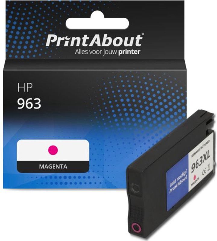 PrintAbout - HP 963 - Inktcartridge - Magenta