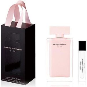 Narciso Rodriguez For Her Eau De Perfume Spray 100ml Set 2 Pieces 2019