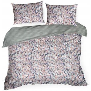 Esprit Makosatyn K(o)omplekt 220x200cm Paars-Mint Katoen