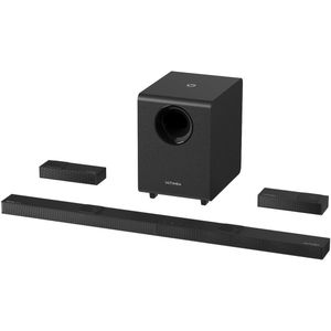 Soundbar – Home Theater Systeem – Surround Speakers – Draadloze Subwoofer – Dolby Atmos – 7.1.4 Kanaals – 740W Vermogen – 20,32 cm Draadloze Subwoofer