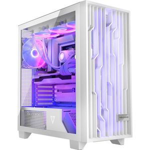 Modecom - Volcano Perun Apex ARGB - Computer Case - Wit
