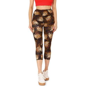 Merry Style – Leggings – Meisjes – 3/4 Capri – Katoen – Cheetah – 158 - MS-MS10-409-LE