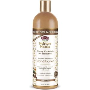 AFRICAN PRIDE - MOISTURE MIRACLE HONEY,CHOCOLATE & COCONUT OIL NOURISH RESTORE CONDITIONER 16OZZ