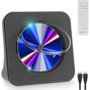 Dvd-speler voor tv met Bluetooth, USB en afstandsbediening – All-region weergave voor thuis