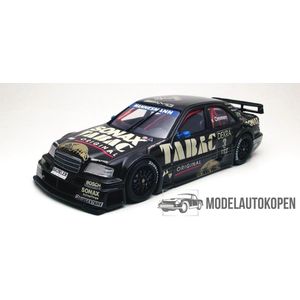 1995 Mercedes C Klasse DTM Team AMG J.v. Ommen (Zwart) 1/43 Minichamps - Modelauto - Schaalmodel - Model auto - Miniatuurautos - Miniatuur auto