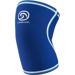 Kniebrace 5 mm fitness kniemouw - Blauw - Maat M met merknaam