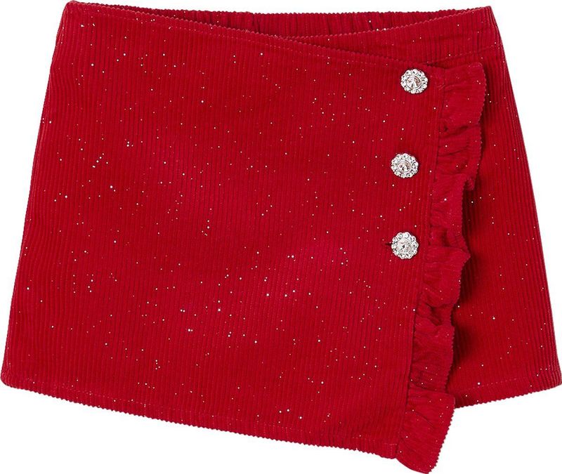 Vertbaudet - Short-rokje - Ribfluweel - Wikkeleffect