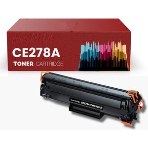 HP 78A CE278A - Aternatieve Toner - Zwart - 2100 Pagina's - Geschikt voor HP Laserjet Pro P1566, P1567, P1568, P1569, P1601, P1602, P1603, P1604, P1605, P1606, P1607, P1608, P1609, M1536DNF MFP, M1537DNF MFP, M1538DNF MFP en M1539DNF MFP