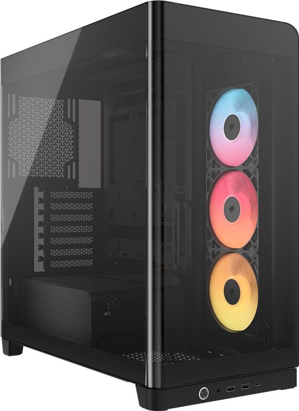 Corsair - FRAME 4500X RS-R ARGB - PC-behuizing - Zwart - Mid-tower - Ondersteunt E-ATX, ATX, Micro-ATX en Mini-ITX