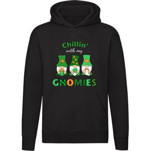 Chillin with my gnomies Hoodie - st patricks day - feestdag - irish - dublin - festival - pub - ierland - unisex - trui - sweater - capuchon