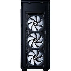 Hiditec - CHA010037 - PC Behuizing - Staal - ATX - Microperforeerd Ontwerp