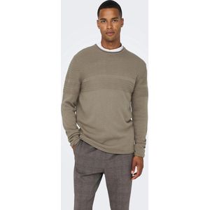 ONLY & SONS ONSBLADE LS CREW NECK KNIT BF Heren Trui - Maat XL