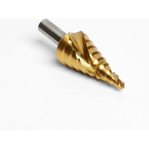 4 - 20 mm HSS Trappenboor , stappenboor , TiN - gecoat (Kwaliteitsniveau - professional)
