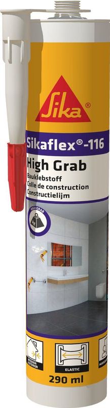 Sika - Sikaflex 166 - Bouw- en Montagelijm - Oplosmiddelvrij - Emissiearm