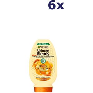 6x Garnier Ultimate Blends Honey Treasures Conditioner 400Ml