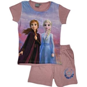 Disney Frozen - Shortama - Zalmroze - Maat 110 - Anna en Elsa - Kinderpyjama