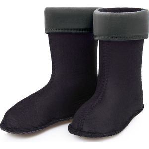 Ladeheid Sokken voor Regenlaarzen Modell LA-KL-EVA-Kids en KL050 – Fleecesokken – 22 – Grafiet - LA-KL-045