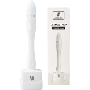 ActionStreet Dermastamp - Geschikt voor Microneedling - Alternatief voor Dermaroller & Dermapen - Verstelbaar van 0.3mm tot 3mm - 140 Naalden