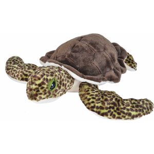Pluche dieren knuffels zeeschildpad van 30 cm - Knuffeldieren speelgoed