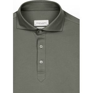 Profuomo polo lange mouw groen