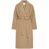 Ichi, Dames, Mantels, Beige, Maat: XS