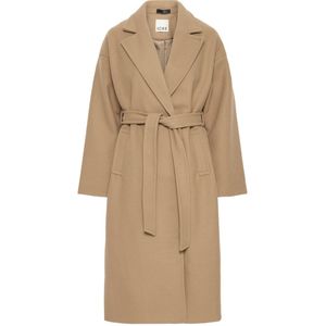 Ichi, Dames, Mantels, Beige, Maat: XS