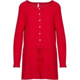 Hunkemöller Korte geribde jersey onesie Rood XS