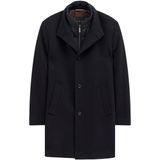 Bugatti - Single-Breasted Coat 821428-84203 - Leren Jas - Blauw