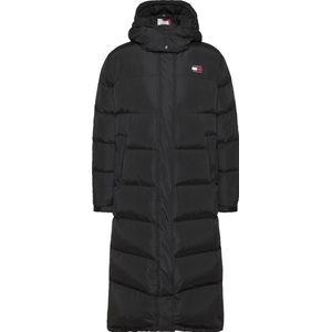 Tommy Jeans - Dames Jas winter Alaska Long Puffer Jacket - Zwart - Maat XL