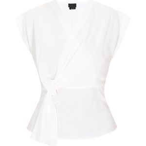 DreiMaster - Classic Look - Wikkelblouse - Diepe V-hals - Kapmouwen