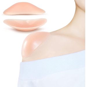 Schoudervulling - Herbruikbaar - Shapetape - Siliconen Schouderpads - 2 Stuks - Schoudervulling voor Kleding - Anti Slip Schouder Vulling voor Dames - Zelfklevende Schoudervulling