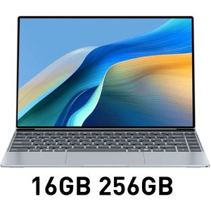 Laptop 14 inch FHD – Intel Pentium N3700 – 16 GB RAM – 256 GB SSD – Windows 11 Pro – Ultraslank Notebook voor Kantoor en Studie
