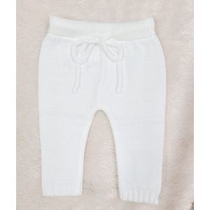 Mac Iusion Gebreid Broekje | BAS13 | wit | 1 maand | maat 56