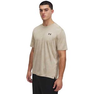 Under Armour - Tech Vent Jacquard SS T-Shirt - Bruin - 100% Polyester