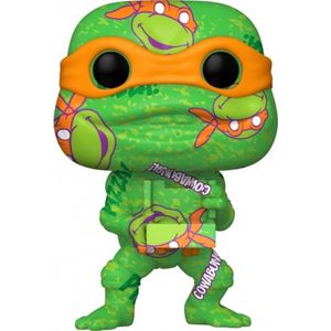 Funko POP! Exclusive - Michelangelo (Art Series With Case) - Teenage Mutant Ninja Turtles - 10cm - #54 - kunststof