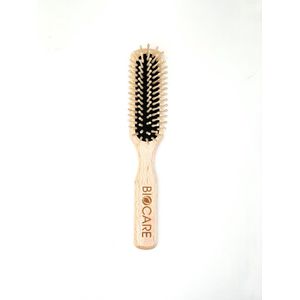 Biocare - Smalle Houten Haarborstel - Met Pinnen