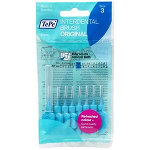 Interdentalborstels 0.6mm - 3 Pakketten van 8 Stuks voor Optimale Mondhygiëne