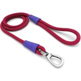 Morso - Hondenriem - Regular Rope - Gerecycled - Red Velvet Rood - 120X1 cm