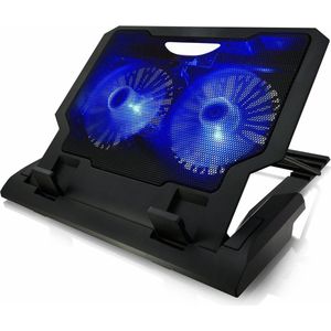 Laptop cooler - Laptop cooling pad - Cooling stand - Verstelbaar - Tegen oververhitting - Must have voor in de zomer voor uw laptop!